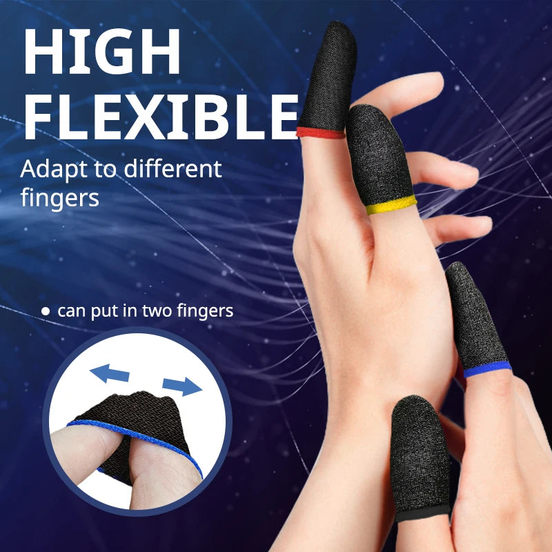 20/40PCS Gaming Finger Sleeve, Breathable Fingertips