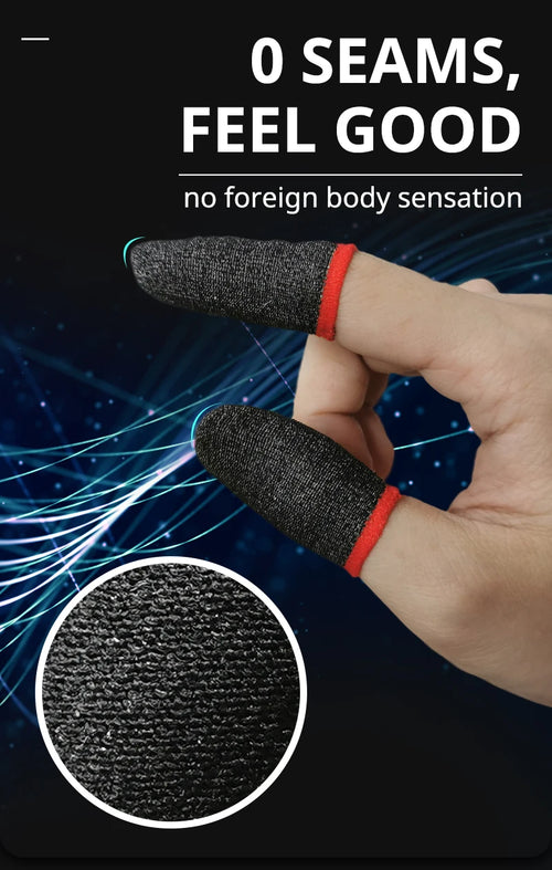 20/40PCS Gaming Finger Sleeve, Breathable Fingertips