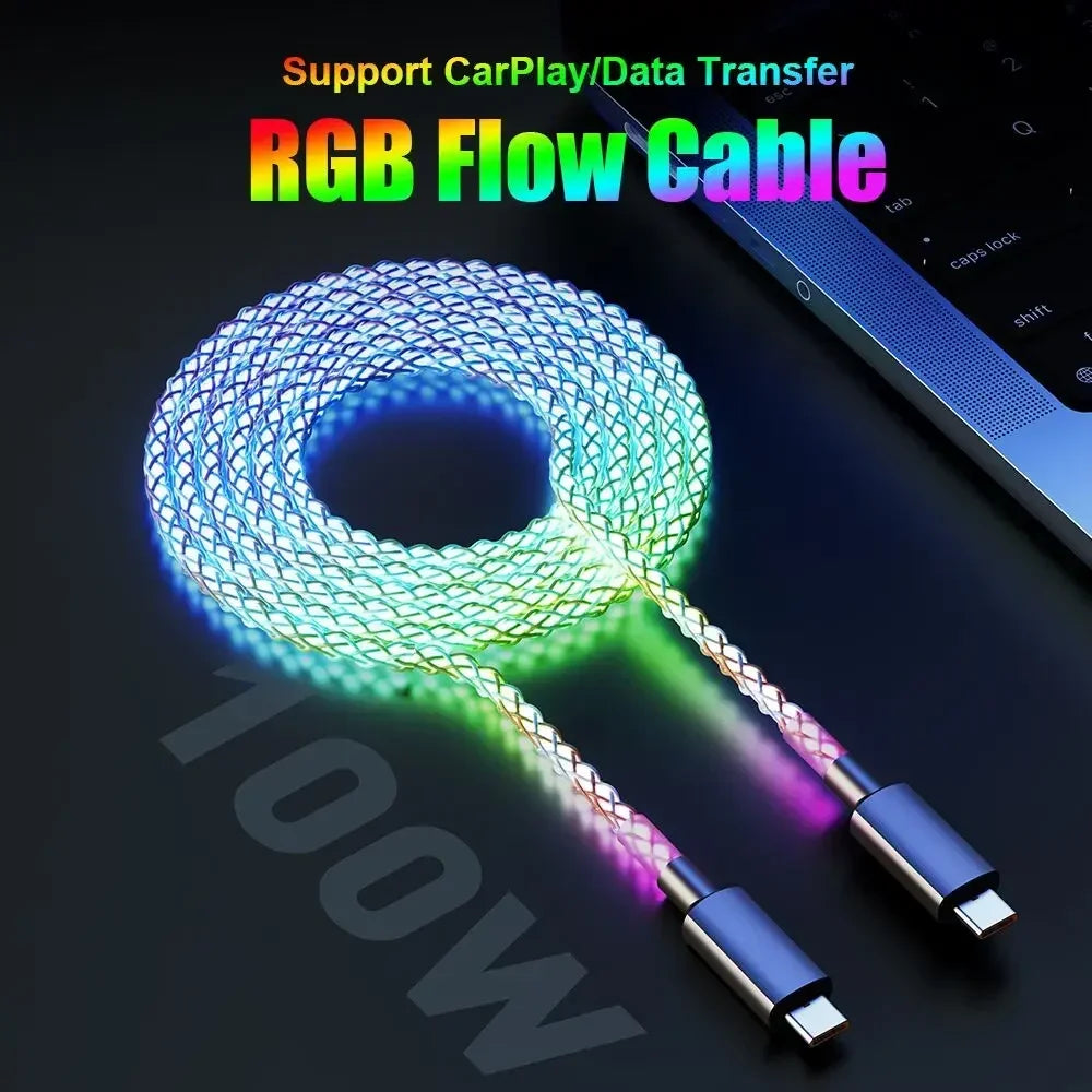 Fast Charging RGB Cable 100W