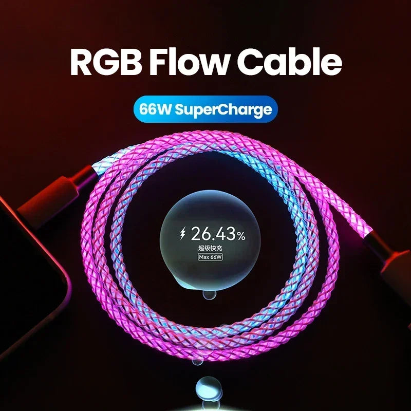 Fast Charging RGB Cable 100W